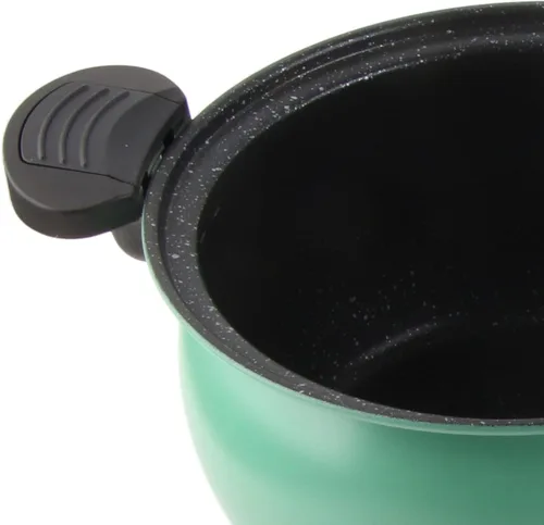 Miniatura 8 de Micro olla a presión utensilios de cocina de cocción rápida, 12.2 x 11.0 * 6.7 in utensilios de cocina antiadherentes para microondas, olla Verde