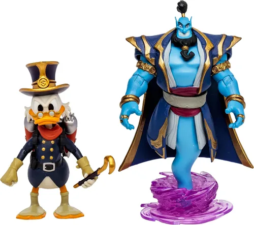 Miniatura 11 de McFarlane Toys - Disney Mirrorverse Genie Scrooge McDuck de 5 pulgadas y Goofy 7 pulgadas, figura de acción 3 unidades, etiqueta dorada, exclusiva