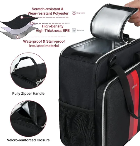 Miniatura 4 de LEFOR·Z Bolsa de viaje para cafetera, compatible con Keurig K-Mini, funda de transporte para cafetera de una sola porción compatible con K-Mini Plus