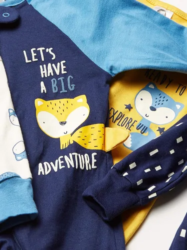 Miniatura 2 de Gerber Baby-boys - Paquete de 4 pies Sleep 'N Play, Zorro