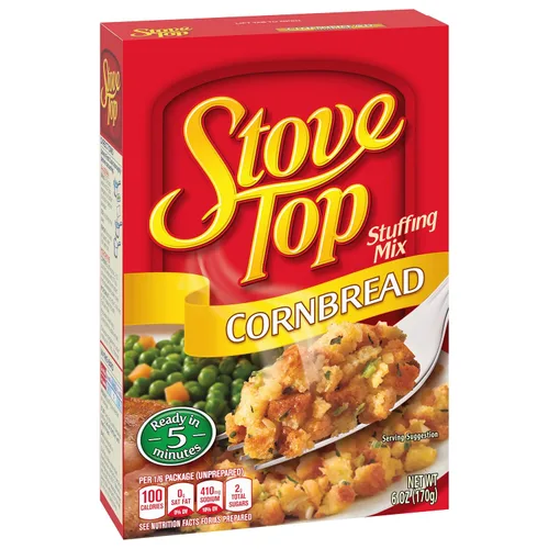 Miniatura 9 de Mezcla de relleno de pan de maíz Stove Top, caja de 6 oz