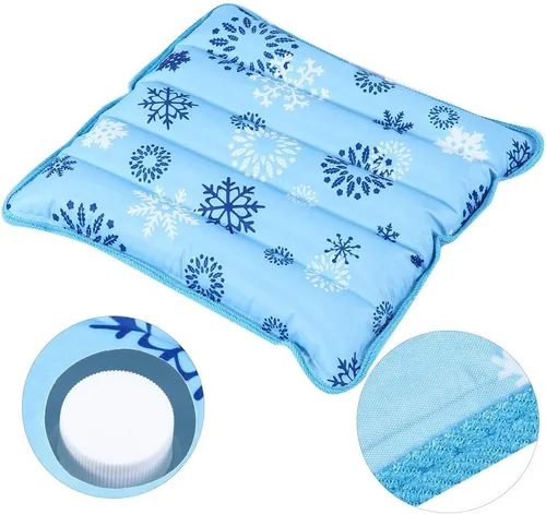Miniatura 9 de Almohada fresca, cojín fresco, bolsas de hielo de gel reutilizables con polvo de cristal de hielo, alfombrilla de enfriamiento de verano, cojín