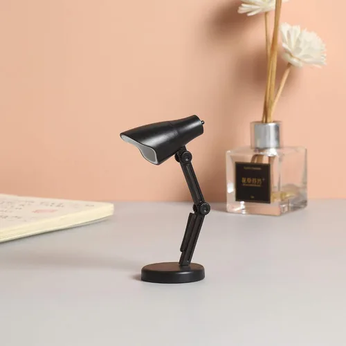Miniatura 11 de Paquete de 2 mini lámparas de mesa LED plegables para lectura nocturna para el hogar, habitación, computadora, luces nocturnas, protección ocular