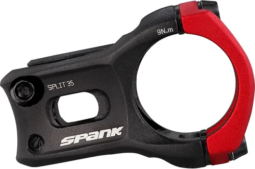 Miniatura 15 de Spank Dividir 35 vástagos, los tamaños incluyen 1.378 in, 1.575 in, 1.772 in y 1.969 in, vástago de alto rendimiento optimizado para manillares