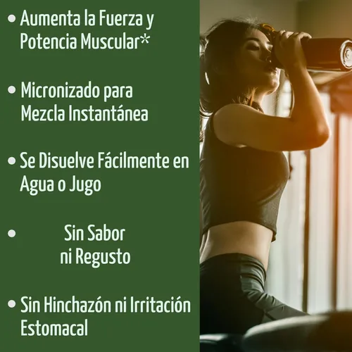 Miniatura 9 de Creapure creatina monohidrato en polvo. Creatina de ultra alta pureza fabricada en Alemania sin nada más añadido. Puro y sin sabor para hombres