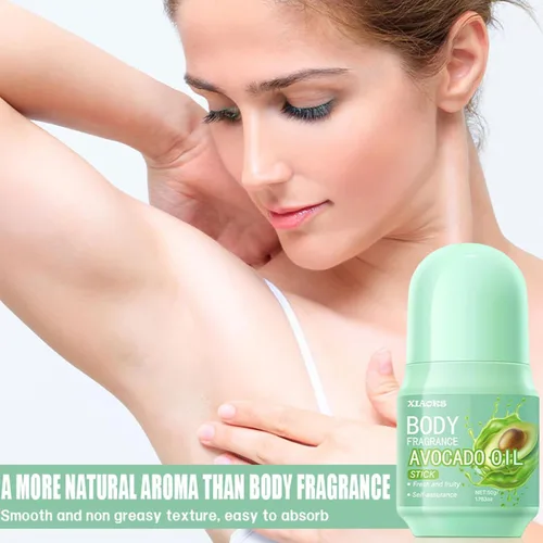Miniatura 3 de Desodorante de 72 horas para mujeres y hombres, aromas de aguacate, hidratante y nutritivo, diseño compacto portátil para el trabajo/fechas/hogar