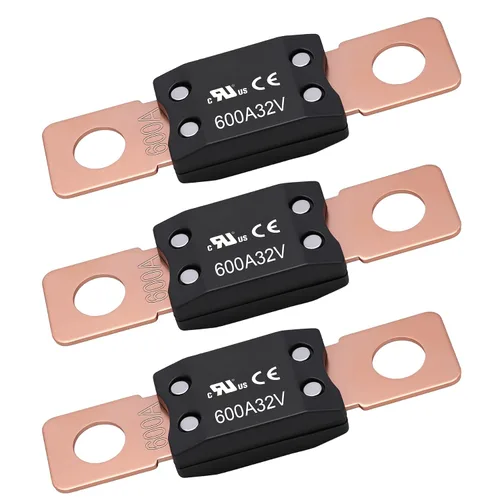 Miniatura 18 de Fusible MEGA/AMG 350A, componente reconocido por UL, montaje de perno de alta corriente automotriz de 350 amperios para automóviles, remolques