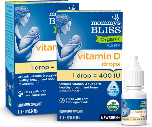 Miniatura 9 de Mommy's Bliss Gotas orgánicas sin color artificial, vitamina D, 0.11 onzas líquidas