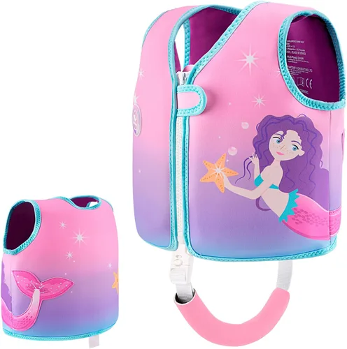 Miniatura 19 de Pottwal Chaleco de natación para niños - Chaqueta de natación - Hecho de neopreno y EPE - con correa ajustable en la entrepierna Verde