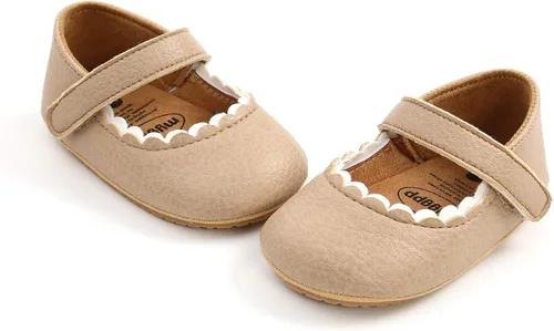 Miniatura 4 de SOFMUO Mary Jane - Zapatos planos con lazo, zapatos de ballet para niñas pequeñas, primeros caminantes, para boda, Navidad, zapatos de vestir