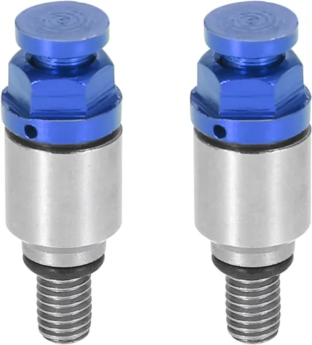 Miniatura 8 de Motoforti 2 unids M5x0.8 motocicleta tornillo horquilla aire purgador válvula para Honda para Yamaha para Suzuki para Kawasaki negro