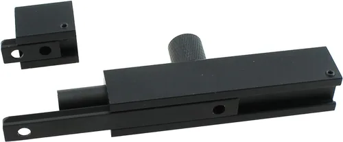 Miniatura 3 de RLECS Cerradura de puerta de dormitorio de 2.953 in/3 pulgadas, cerradura de refuerzo de puerta, cerradura deslizante de puerta interna de aluminio