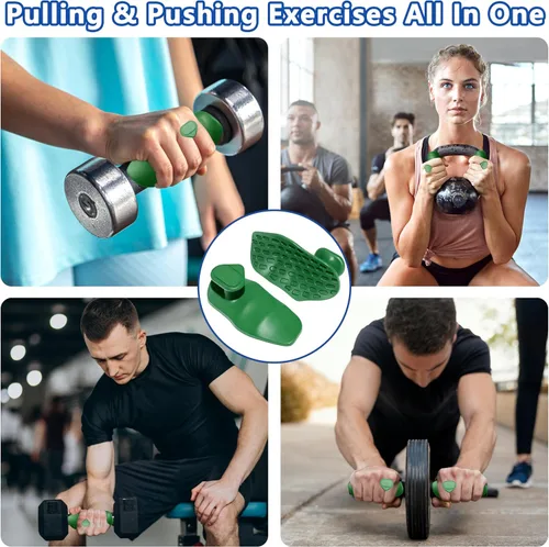 Miniatura 6 de Agarres de silicona para levantamiento de pesas, guantes de entrenamiento alternativos para hombres, agarre antideslizante para entrenamiento