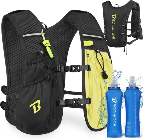 Miniatura 19 de BECOJADDE Chaleco de Hidratación Mochila para Correr para Hombres Mujeres, Mochila de Hidratación Ligera de 5L para Correr, Chaleco de Hidratación