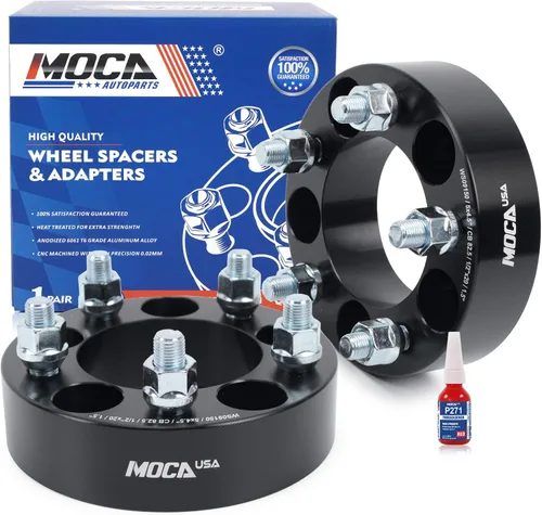 Miniatura 11 de MOCA - 2 espaciadores de rueda de 1.000 in, patrón de pernos de 0.197 x 4.500 in, buje para Jeep Cherokee/Liberty/Wrangler, 2007-2011 para Dodge