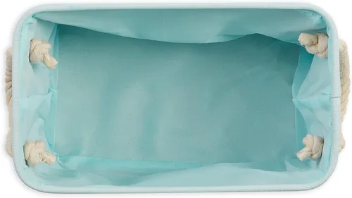 Miniatura 2 de Bone Dry - Canasta de almacenamiento para mascotas, pequeña y rectangular, coleccionable, aguamarina