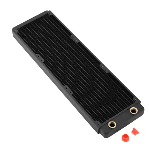 Miniatura 3 de Radiador de cobre disipador de calor para computadora intercambiador de calor líquido de refrigeración por agua con exquisita mano de obra, cobre