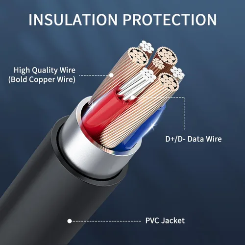 Miniatura 7 de Cables de carga de 30 pies para anillo resistente a la intemperie, cable de carga para interiores y exteriores con adaptador de corriente rápido