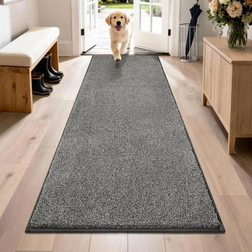 Miniatura 84 de PURRUGS Alfombra de área de fácil cuidado de 4 x 6 pies, antideslizante, lavable a máquina, tapete para puerta de perro, resistente a las manchas