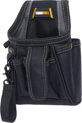 ToughBuilt - Utility Pouch, Heavy-Duty Tool Pouch with Multiple Pockets, Secure Attachment & Storage for Jobsite Use