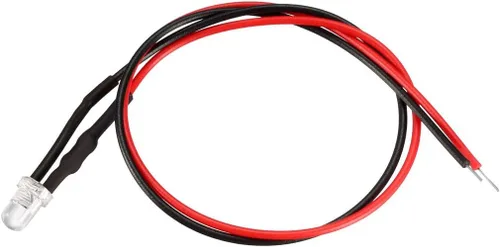 Miniatura 3 de uxcell 42pcs Color Mixto 0.118 in LED precableado luz DC3-5V 7.9 in pre cableado LED