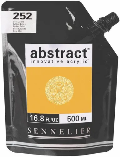 Miniatura 10 de SENNELIER Pintura acrílica abstracta innovadora para cuerpo pesado, bolsa de 16.9 fl oz, blanco titanio