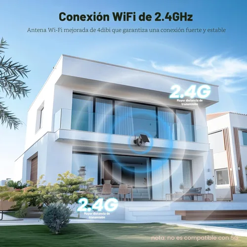 Miniatura 6 de ELYSOO Cámaras de seguridad inalámbricas para exteriores, visión nocturna a color 2K, cámara solar inalámbrica para exteriores para seguridad