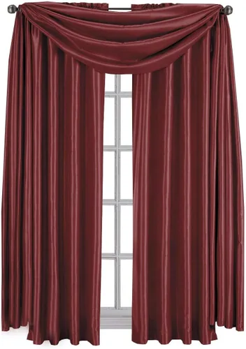 Miniatura 47 de Royal Hotel Bedding Soho cenefa recta blanca, patrón sólido, 70 x 17 pulgadas Blanco