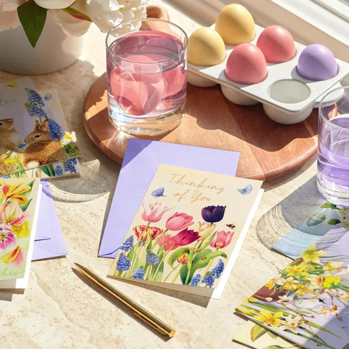 Miniatura 2 de Hallmark Surtido de tarjetas de Pascua vintage, Marjorlein Bastin (36 tarjetas de primavera con sobres)