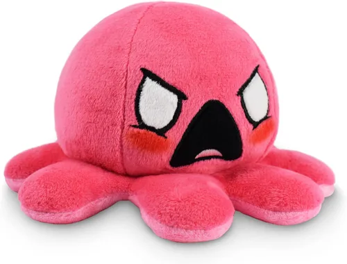 Miniatura 20 de TeeTurtle - El Peluche de Pulpo Reversible Original - Azul Claro + Azul Oscuro - Lindos Animales de Peluche Sensoriales Fidget Que Muestran Tu