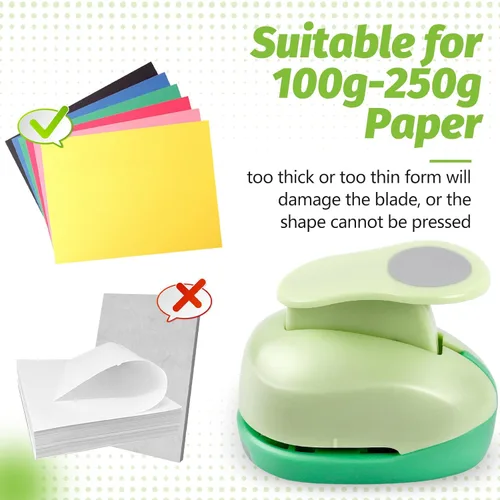 Miniatura 3 de UCEC Perforadora circular, perforadora circular de 1.25 pulgadas, perforadora de papel, perforadora de papel hecha a mano para manualidades, Círculo
