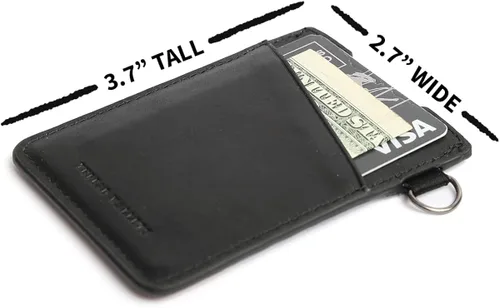 Miniatura 2 de Thread Wallets - Cartera delgada de diseño minimalista con tarjetero vertical.