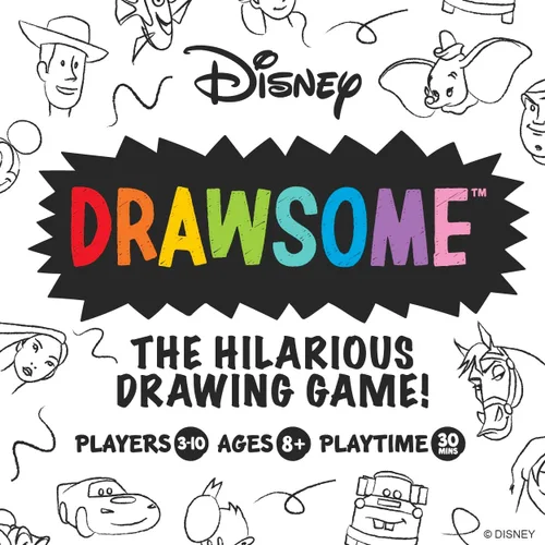 Miniatura 2 de Ridley's Juegos: Disney Drawsome Party Game Dibuja a tus personajes favoritos de Disney y compañeros jugadores en este divertido juego de fiesta!