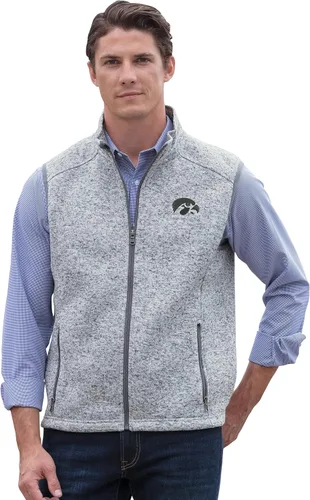 Miniatura 8 de Vantage Apparel NCAA mens Collegiate Premium Summit Sweater Fleece Vest