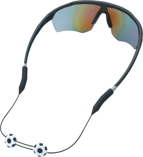 Pilotfish Correa para lentes de sol para niños, soporte ajustable para lentes de sol sin cola para niños y niñas Soccer