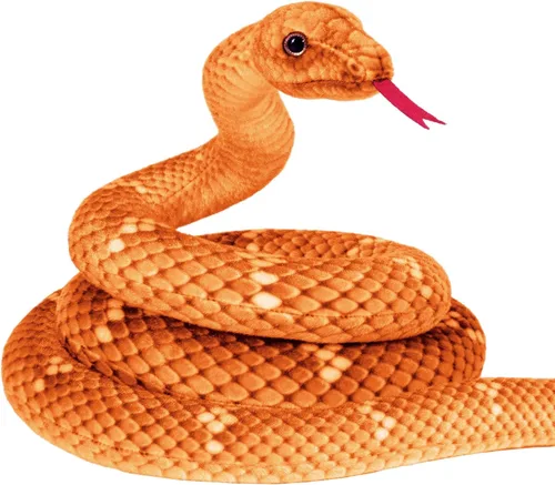 Miniatura 10 de Peluche de serpiente, animal de serpiente de peluche, serpientes de juguete pequeñas de 27 pulgadas para niños, animales de peluche gigantes, Negro
