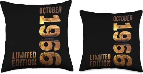 Miniatura 3 de Month October 1966 Retro Sunset 1966 Vintage 1966 Since 1966 Throw Pillow