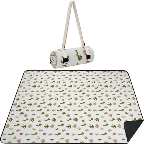 WILLOW WEAVE Mantas de picnic lavables | Alfombra de playa sin arena impermeable | Mantas de camping | Mantas de emergencia | Accesorios de cestas