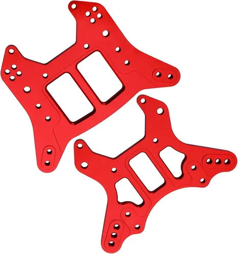 Miniatura 5 de Torre de choque de aluminio delantera y trasera para Arrma 1/8 Kraton/Notorious 6S BLX piezas de repuesto, reemplazo AR330220 y ARA320581 (rojo)