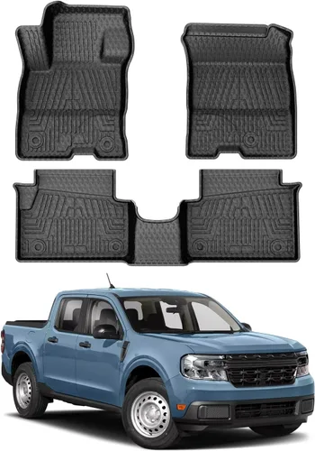 Mixsuper Alfombrillas personalizadas para Ford Maverick 2026 2025 2024 2023 2022 (solo se adapta a modelos híbridos) Juego de revestimientos de piso