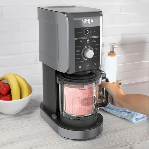 Miniatura 5 de Ninja® CREAMi® Deluxe 11 en 1 Helado y congelador NC501EU Plata