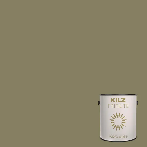 Miniatura 15 de KILZ TRIBUTE Pintura e imprimación en uno, para interiores, semibrillante, Almost Sage, 1 galón