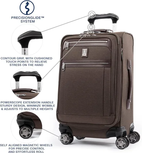 Miniatura 2 de Travelpro Platinum Elite-Softside - Maletas expansible con ruedas giratorias, Espresso intenso), 409186104