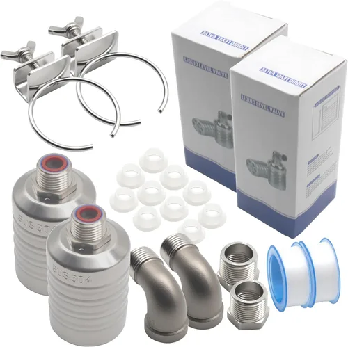 Miniatura 8 de MAKERELE Controlador automático de nivel de agua de 1/2 a 3/4 pulgadas, NPT 304 de acero inoxidable de nivel de agua válvula de flotador de control