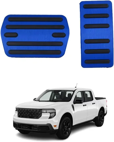 Miniatura 49 de Accesorios interiores personalizados para Nissan Sentra 2020 2021 2022, cubiertas de pedal de acelerador de gas de aleación de aluminio, Rojo
