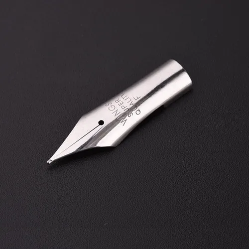 Miniatura 3 de 2 puntas especiales de repuesto para pluma estilográfica, perfectas para bolígrafo piloto 78G 88G KaKuno (1 punta F plateada y 1 punta EF plateada)