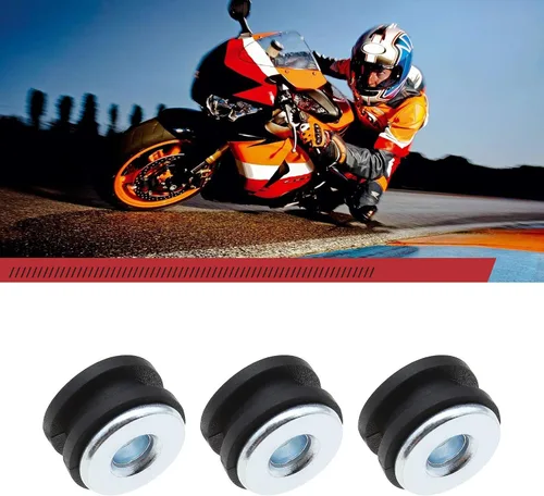 Miniatura 3 de SING F LTD Juego de 20 arandelas de goma M6 para motocicleta, piezas de carenado, arandela amortiguadora, cojín de alivio de presión, universal