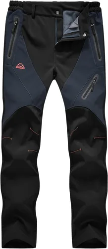 Miniatura 3 de Rdruko Pantalones de nieve para mujer, impermeables, aislados, con forro polar, térmico, para esquí, senderismo, snowboard