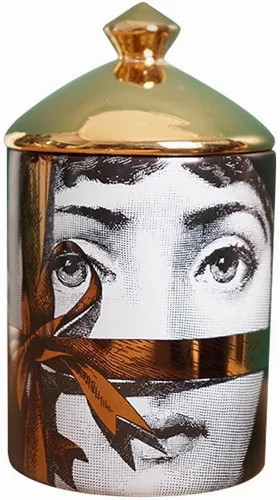 Frasco de Vela Aromática de Gran Ojo Cielo Estrellado Con Tapa Cerámica Portaalgodón Portahisopos Decorativo Para el Hogar, Decoración Para F10