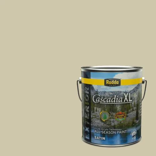 Miniatura 147 de Rodda Paint CASCADIA XL Pintura e imprimación satinada exterior en uno, cuarto de galón, resistencia industrial
